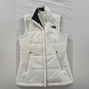 The North Face Women's Off-White Quilted Vest